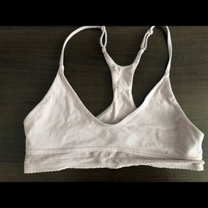 Lululemon mauve unpadded bralette